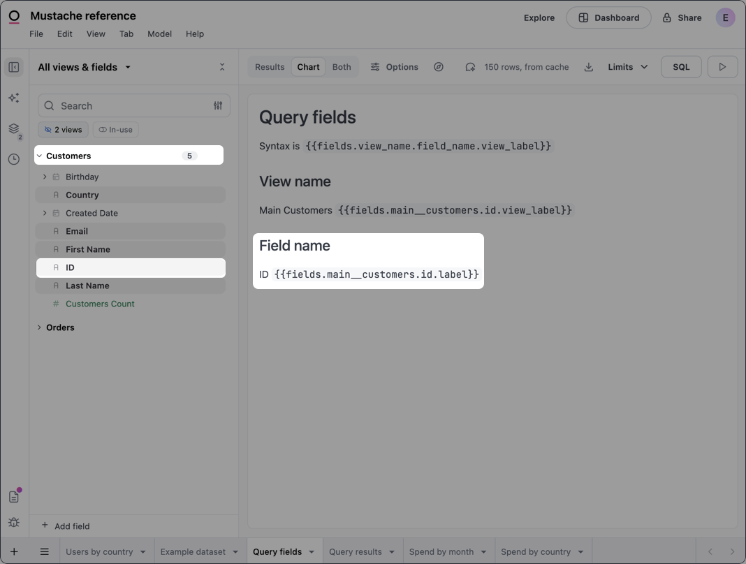 Example field name